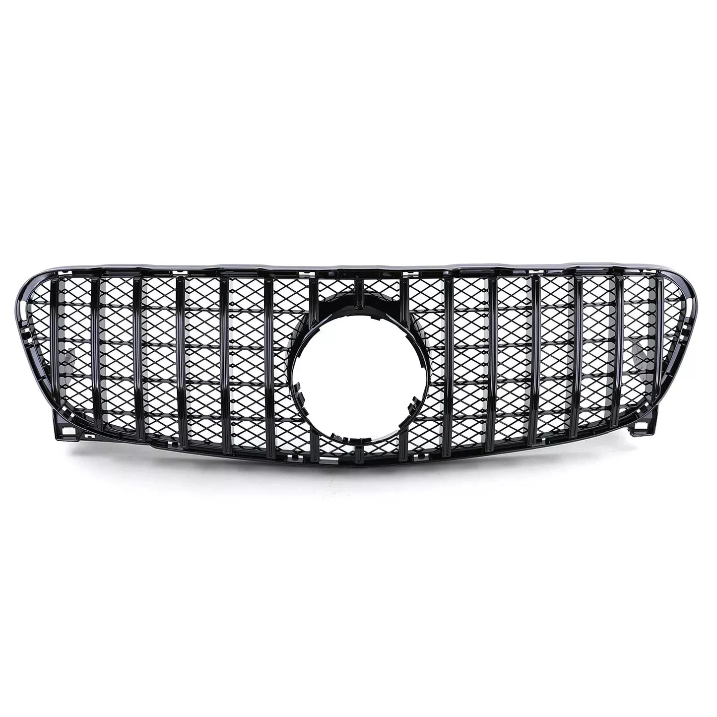 39433💎 GRIGLIA SPORTIVA NERA LUCIDA PER MERCEDES GLA X156 (2013–2016) 💎