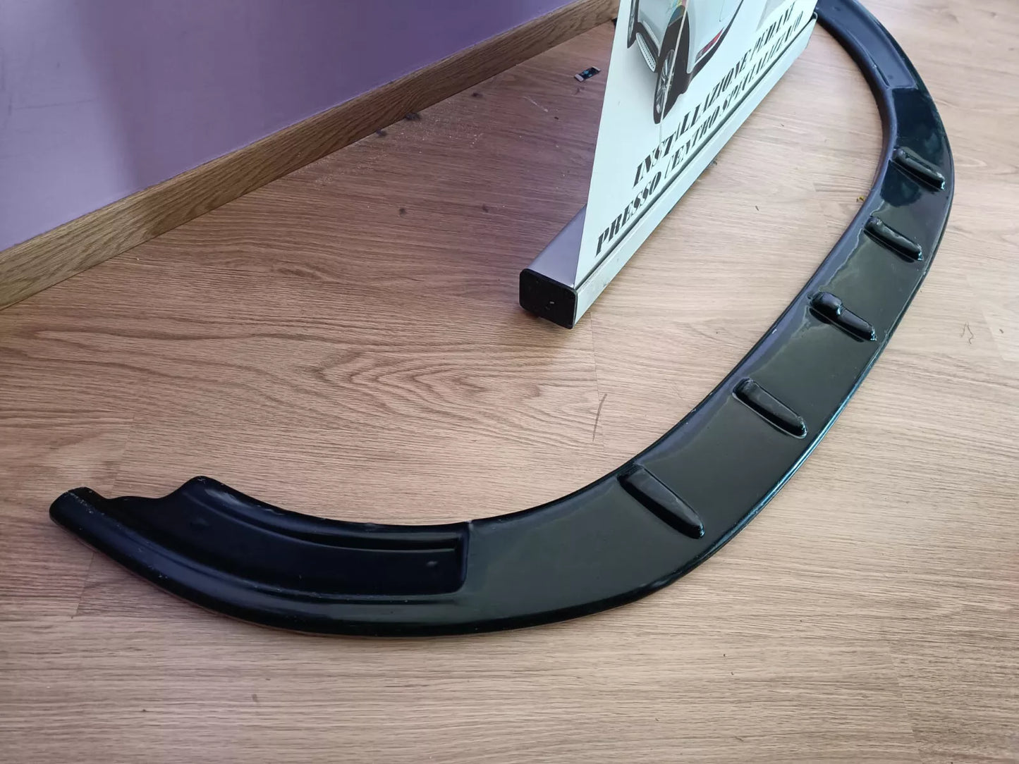 0248 🔥VW GOLF 6 VI GTI SPLITTER SOTTO PARAURTI ANTERIORE NERO LUCIDO🔥
