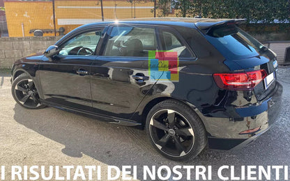 🔥ART.0121 MINIGONNE LOOK AERO NERO LUCIDO PER AUDI A3 8V DESIGN SPORTIVO🔥