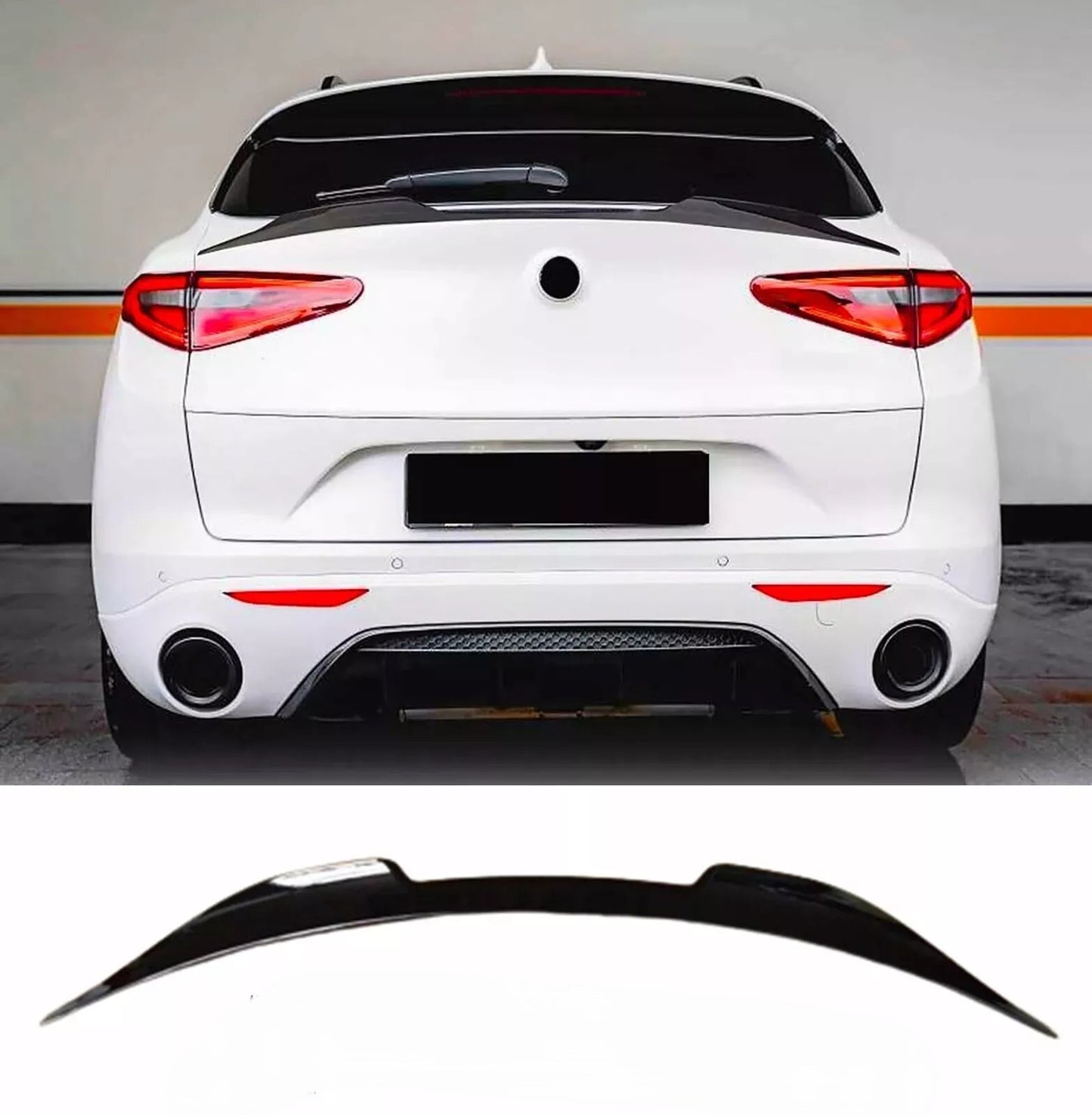 ✨ALFA ROMEO STELVIO KIT CORPO LABBRA BOOT ALA MEDIA POSTERIORE LUCIDO 2017✨