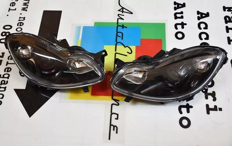 ⭐0836 FARI ANTERIORI ADATTO PER SMART 451 2007-2014 NERI⭐