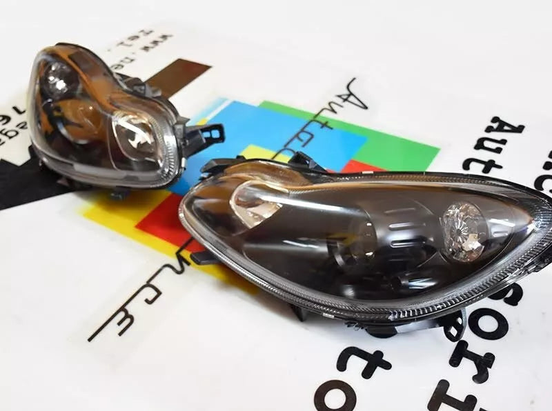 ⭐0836 FARI ANTERIORI ADATTO PER SMART 451 2007-2014 NERI⭐