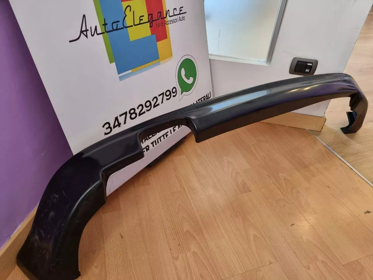 0556🔥DIFFUSORE POSTERIORE ADATTO PER VW GOLF IV 97-04 LOOK R32🔥