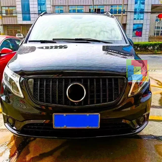 🔥Griglia PANAMERICANA  Nero Lucido ADATTA PER Mercedes Vito W447 14-19🔥