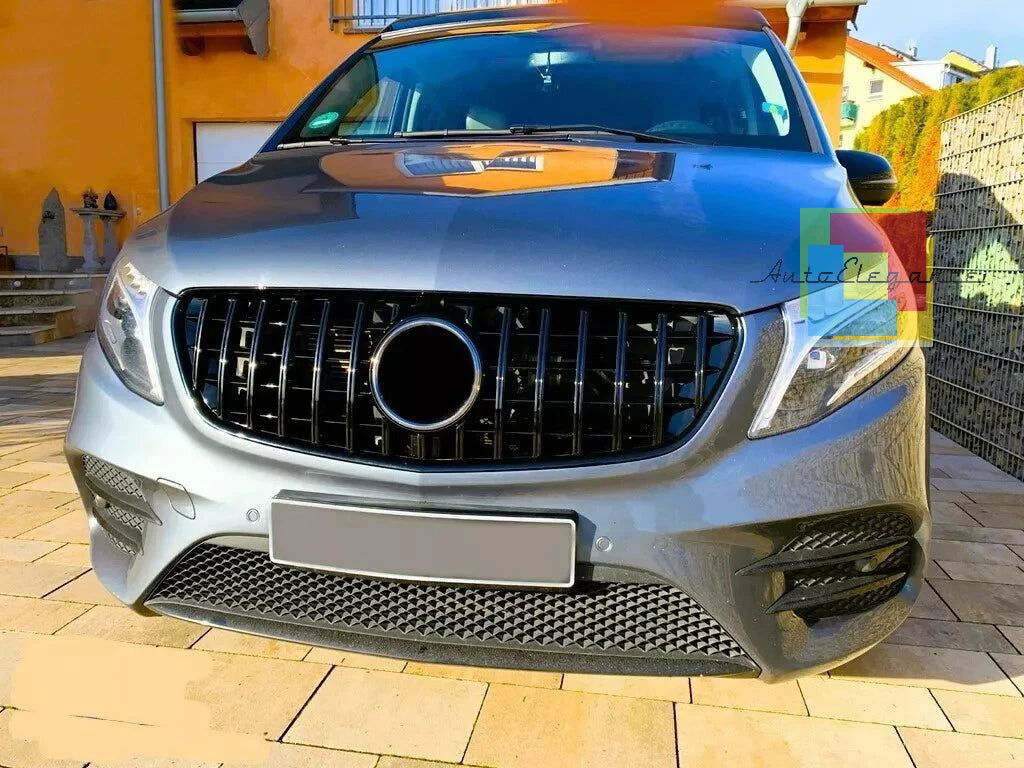 🔥Griglia PANAMERICANA  Nero Lucido ADATTA PER Mercedes Vito W447 14-19🔥