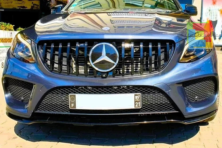 🔥Griglia GTR Nero Lucido ADATTA PER Mercedes GLE Class W166 15-19🔥