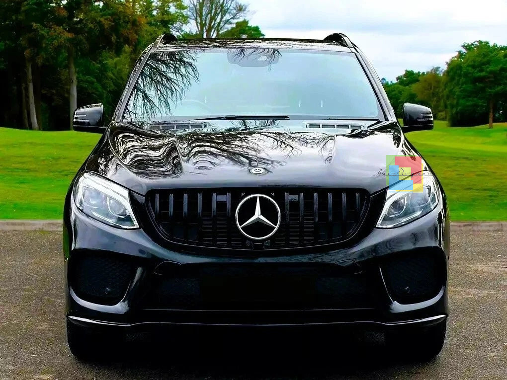 🔥Griglia GTR Nero Lucido ADATTA PER Mercedes GLE Class W166 15-19🔥