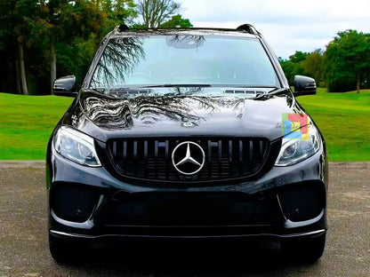 🔥Griglia GTR Nero Lucido ADATTA PER Mercedes GLE Class W166 15-19🔥