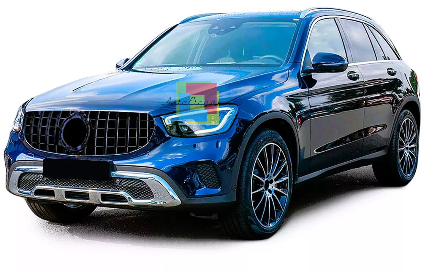 ✨Griglia nera lucida PANAMERICANA GT GTR per Mercedes GLC Classe W253 19-22✨