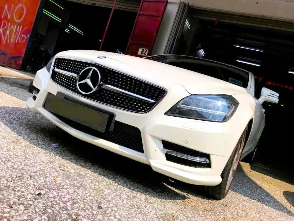 ✨Griglia Mercedes CLS Classe W218 in stile AMG DIAMOND nera lucida 11-14✨