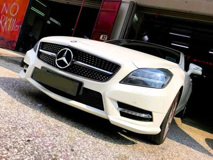 ✨Griglia Mercedes CLS Classe W218 in stile AMG DIAMOND nera lucida 11-14✨