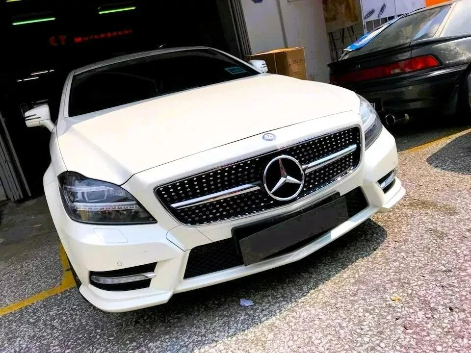 ✨Griglia Mercedes CLS Classe W218 in stile AMG DIAMOND nera lucida 11-14✨