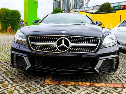 ✨Griglia Mercedes CLS Classe W218 in stile AMG DIAMOND nera lucida 11-14✨