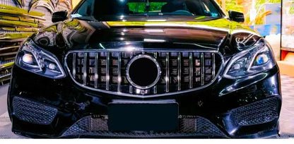 ✨Griglia nera lucida PANAMERICANA GT GTR per Mercedes Classe E W212 13-16✨