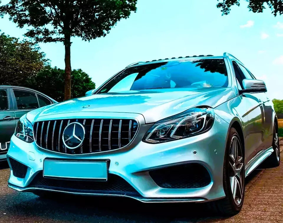 ✨Griglia nera lucida PANAMERICANA GT GTR per Mercedes Classe E W212 13-16✨