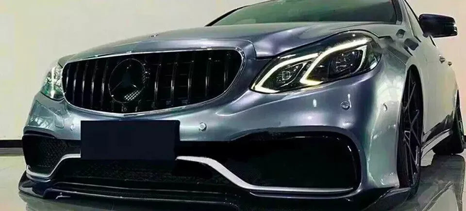 ✨Griglia nera lucida PANAMERICANA GT GTR per Mercedes Classe E W212 13-16✨