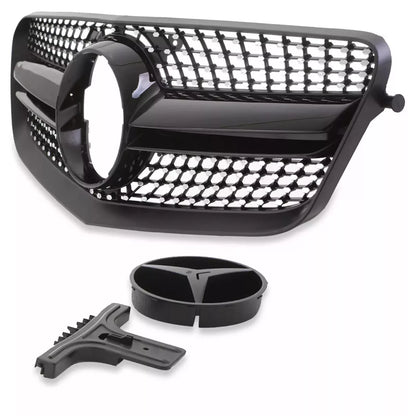 🔥Griglia stile AMG DIAMOND nera lucida per Mercedes Classe E W212 09-13🔥