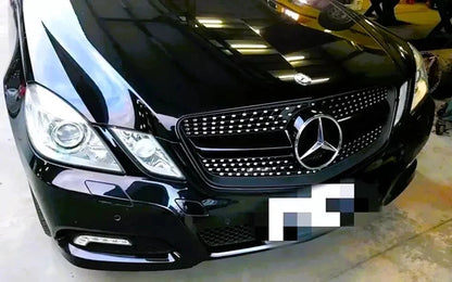 🔥Griglia stile AMG DIAMOND nera lucida per Mercedes Classe E W212 09-13🔥