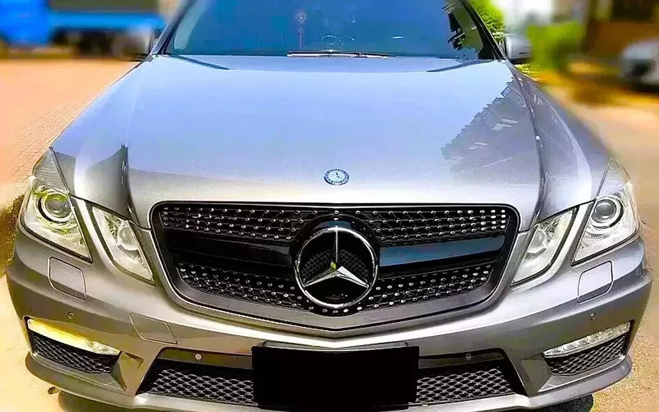 🔥Griglia stile AMG DIAMOND nera lucida per Mercedes Classe E W212 09-13🔥