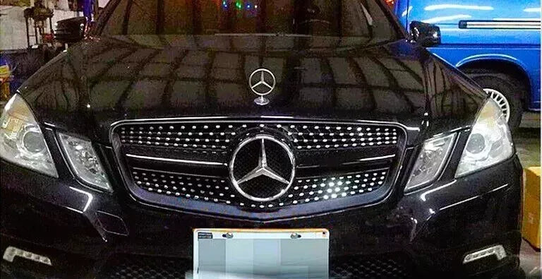 🔥Griglia stile AMG DIAMOND nera lucida per Mercedes Classe E W212 09-13🔥