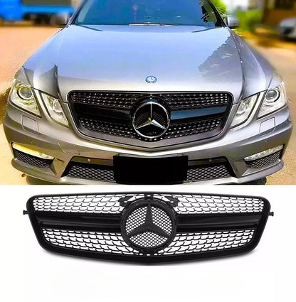 🔥Griglia stile AMG DIAMOND nera lucida per Mercedes Classe E W212 09-13🔥