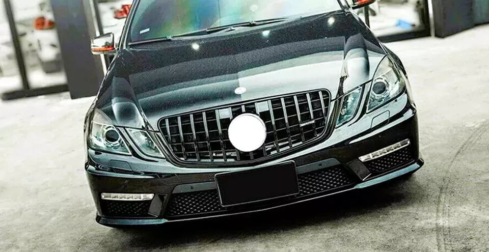 ✨Griglia nera lucida PANAMERICANA GT GTR per Mercedes Classe E W212 09-13✨