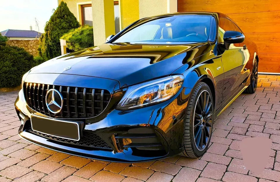 ✨Griglia nera lucida PANAMERICANA GT GTR per Mercedes Classe C W205 19-21✨