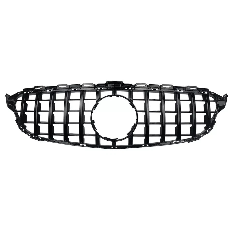 ✨Griglia nera lucida PANAMERICANA GT GTR per Mercedes Classe C W205 14-18✨