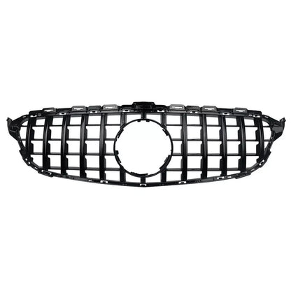 ✨Griglia nera lucida PANAMERICANA GT GTR per Mercedes Classe C W205 14-18✨