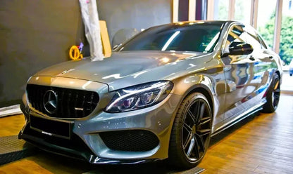✨Griglia nera lucida PANAMERICANA GT GTR per Mercedes Classe C W205 14-18✨