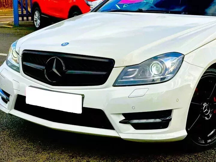 ✨Griglia stile AMG nera lucida per Mercedes Classe C W204 C204 S204 07-14✨