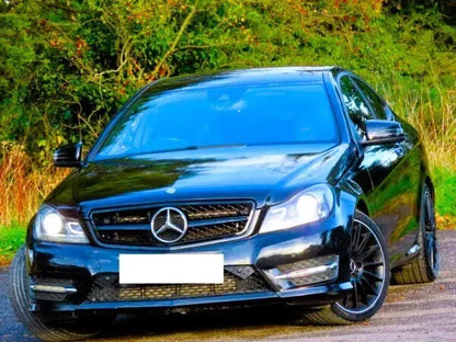 ✨Griglia stile AMG nera lucida per Mercedes Classe C W204 C204 S204 07-14✨