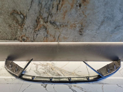 0008⭐SEAT LEON 5F SPOILER SOTTO PARAURTI ANTERIORE ABS NERO SPLITTER✨