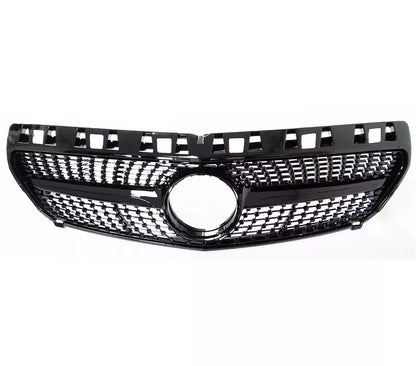 ✨Griglia anteriore Mercedes Classe A W176 in stile AMG DIAMOND nera lucida13-15✨