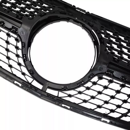 ✨Griglia anteriore Mercedes Classe A W176 in stile AMG DIAMOND nera lucida16-18✨
