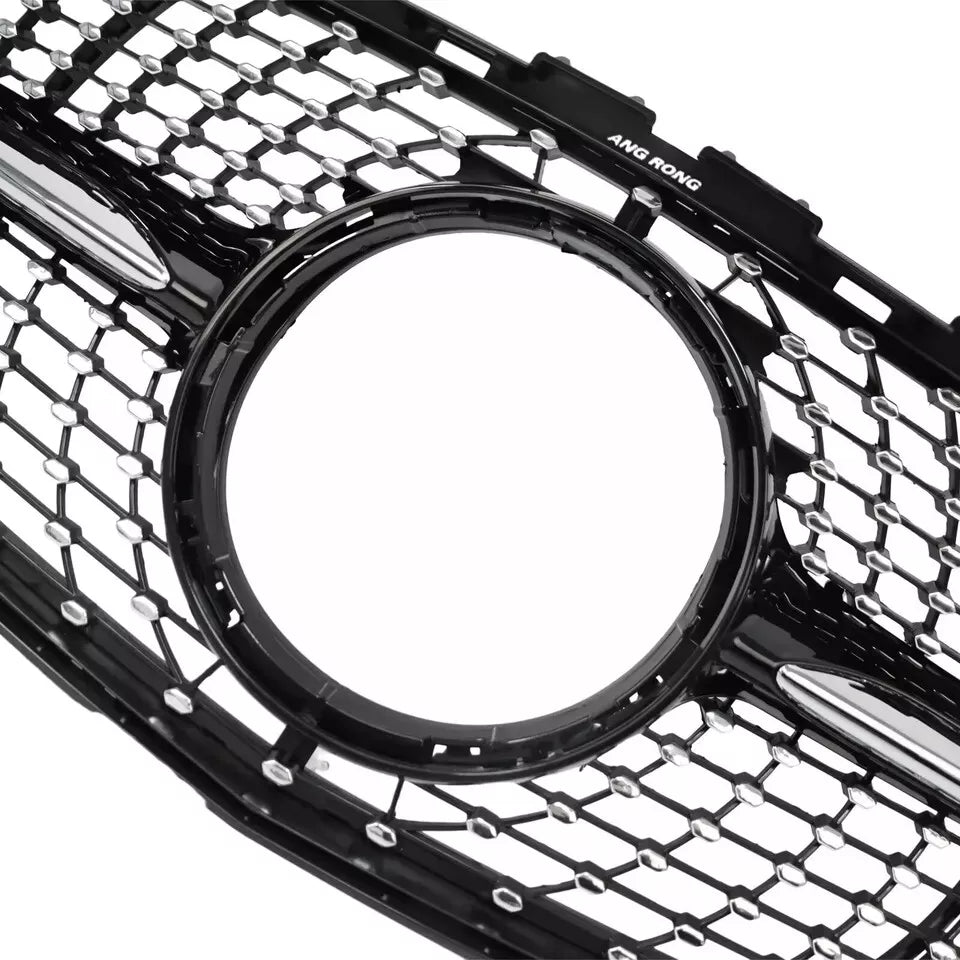 ✨Griglia anteriore Mercedes Classe A W176 in stile AMG DIAMOND nera lucida16-18✨
