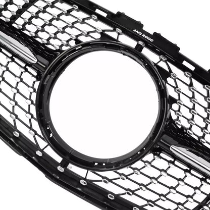 ✨Griglia anteriore Mercedes Classe A W176 in stile AMG DIAMOND nera lucida16-18✨