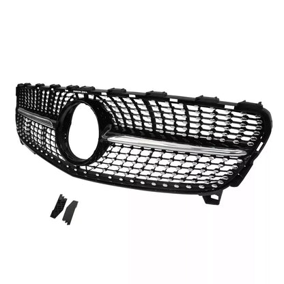 ✨Griglia anteriore Mercedes Classe A W176 in stile AMG DIAMOND nera lucida16-18✨