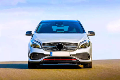 ✨Griglia anteriore Mercedes Classe A W176 in stile AMG DIAMOND nera lucida16-18✨