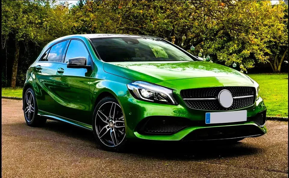 ✨Griglia anteriore Mercedes Classe A W176 in stile AMG DIAMOND nera lucida16-18✨