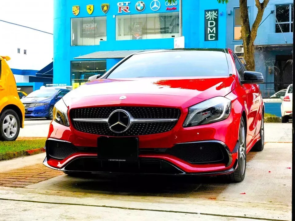 ✨Griglia anteriore Mercedes Classe A W176 in stile AMG DIAMOND nera lucida16-18✨