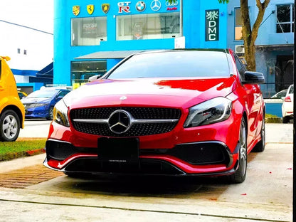 ✨Griglia anteriore Mercedes Classe A W176 in stile AMG DIAMOND nera lucida16-18✨