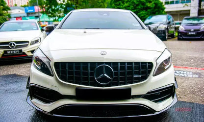 ✨Griglia nera lucida PANAMERICANA GT GTR per Mercedes Classe A W176 16-18✨