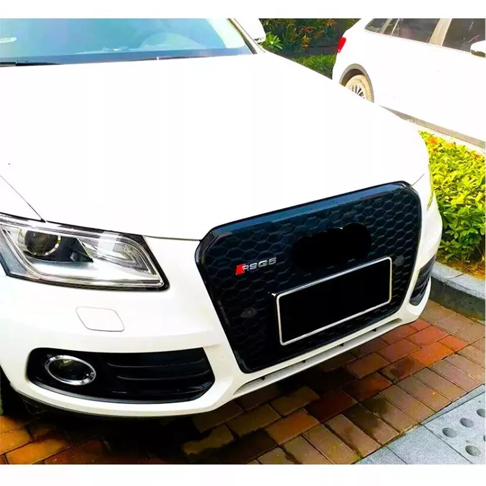 ✨Griglia Audi RSQ5 Style Q5 SQ5 Griglia a nido d'ape nera lucida 13-16✨