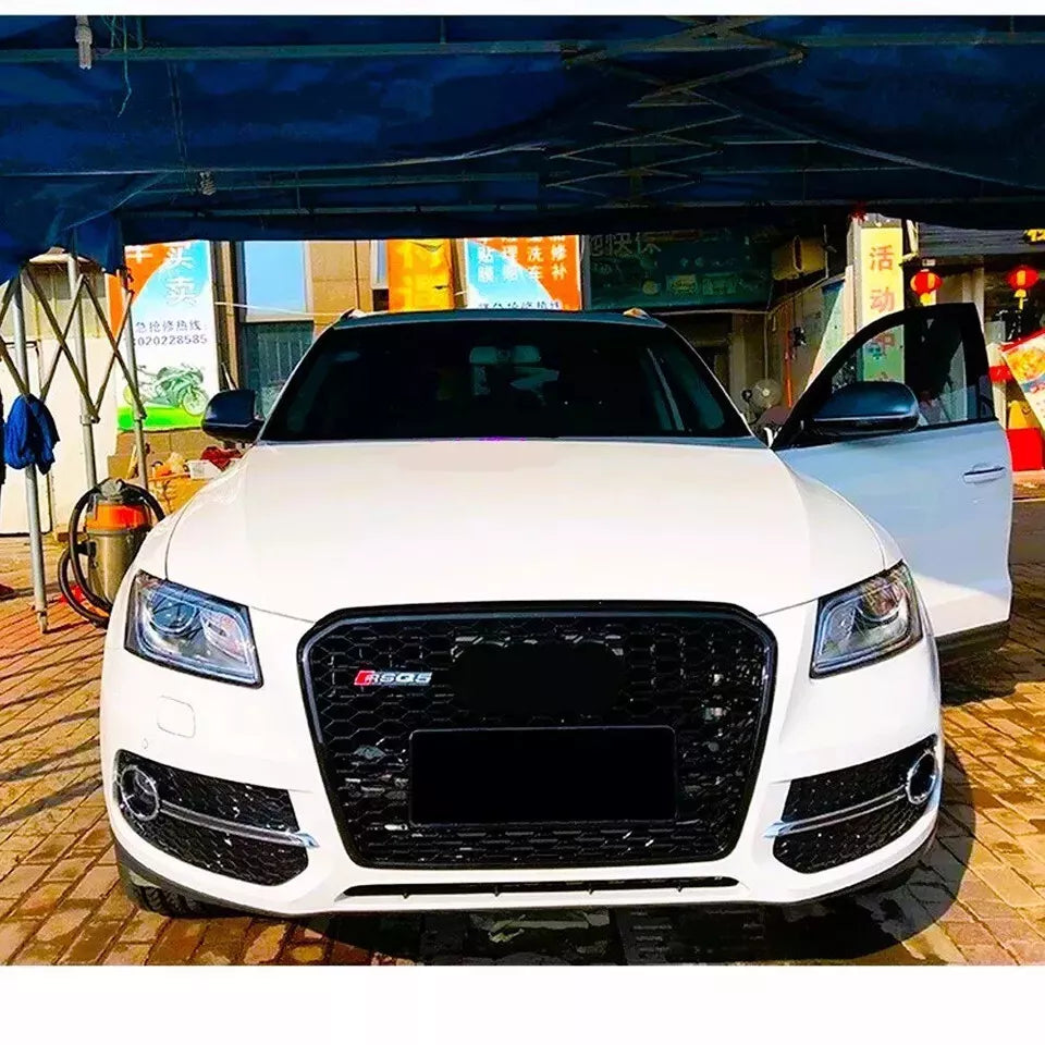 ✨Griglia Audi RSQ5 Style Q5 SQ5 Griglia a nido d'ape nera lucida 13-16✨