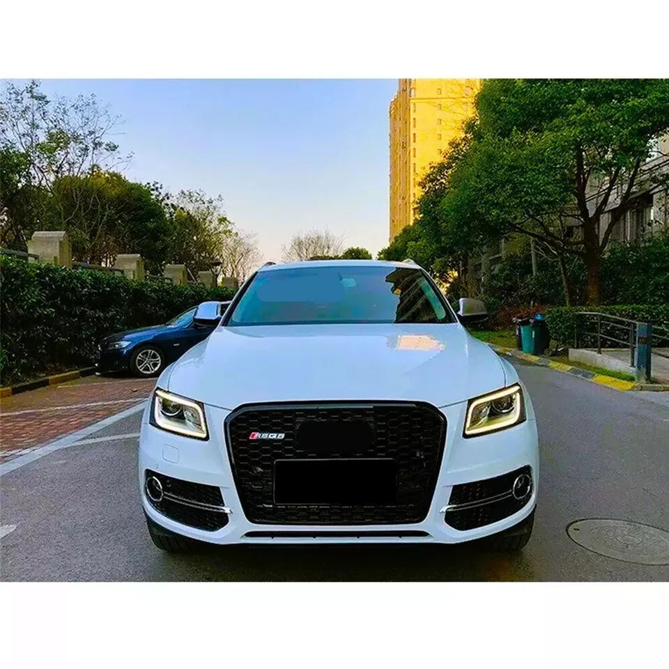 ✨Griglia Audi RSQ5 Style Q5 SQ5 Griglia a nido d'ape nera lucida 13-16✨