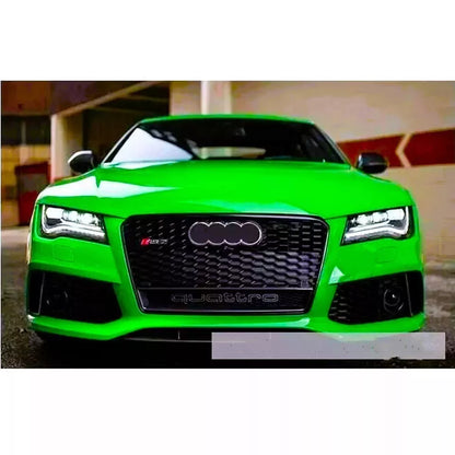 ✨Griglia anteriore Audi RS7 Style A7 S7, griglia a nido d'ape nera lucida 13-15✨