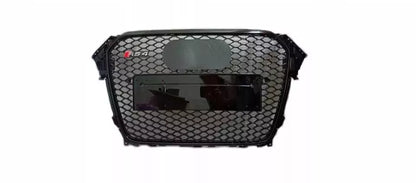 ✨Griglia anteriore Audi RS4 Style A4 S4 B8.5, griglia a nido d'ape nera lucida✨