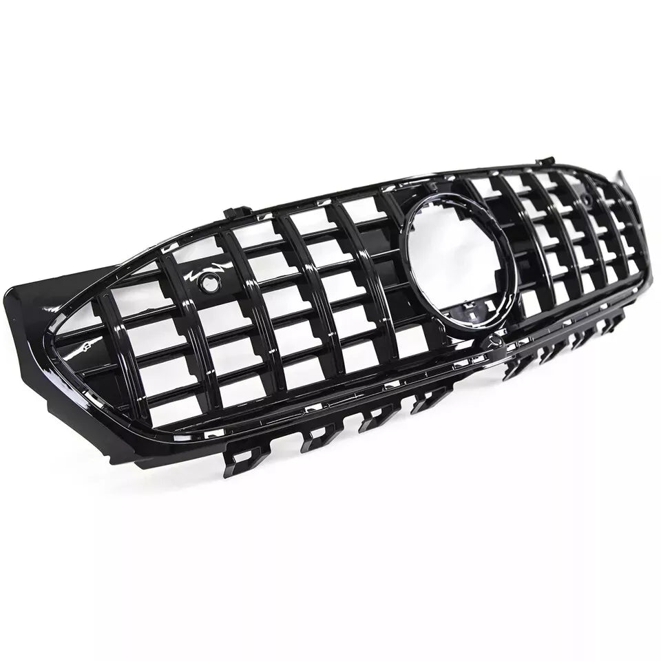 ✨Griglia anterior PANAMERICANA GT nera lucida Mercedes Classe CLA W118 AMG Line✨