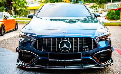 ✨Griglia anterior PANAMERICANA GT nera lucida Mercedes Classe CLA W118 AMG Line✨